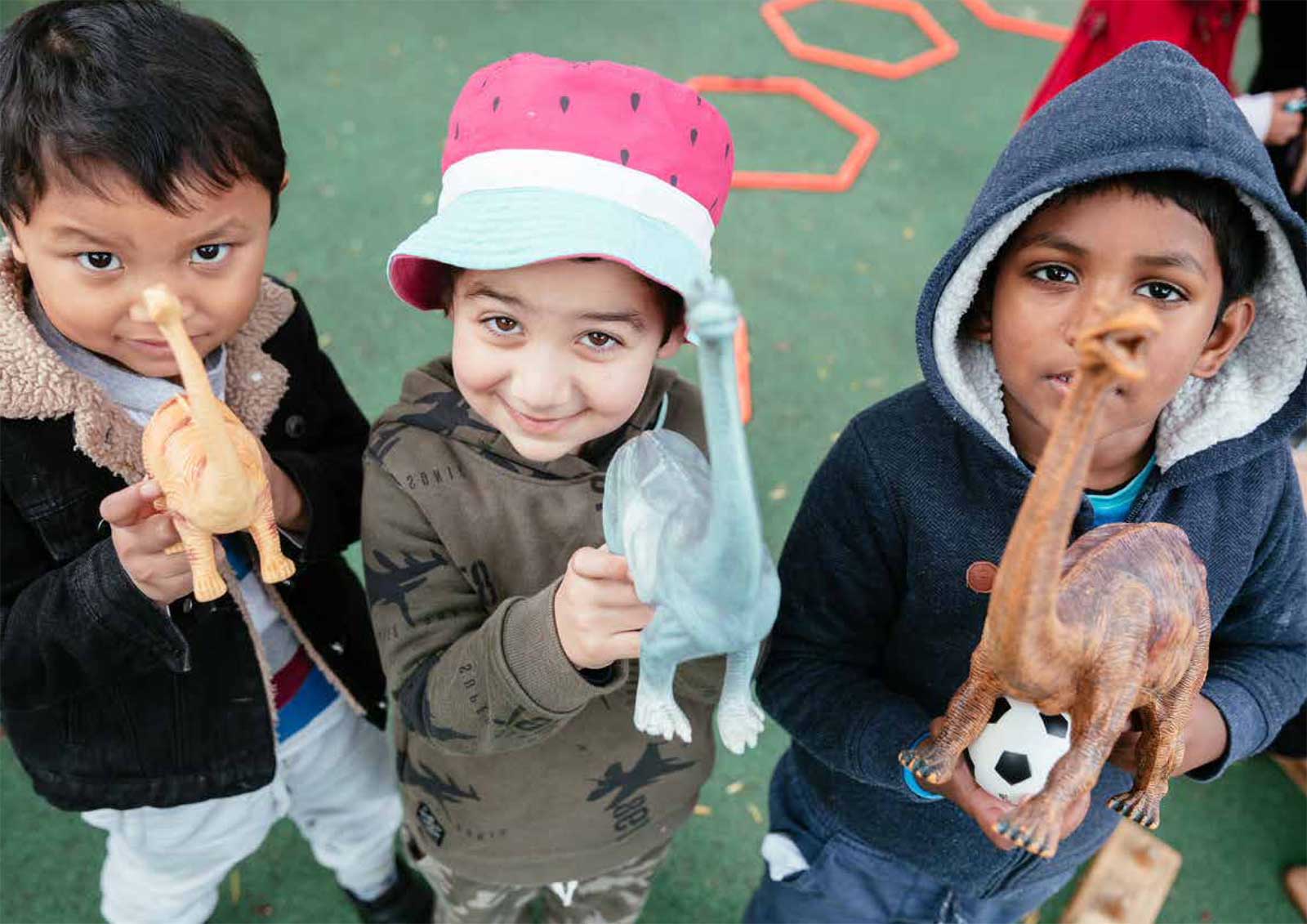 Three Koorana children