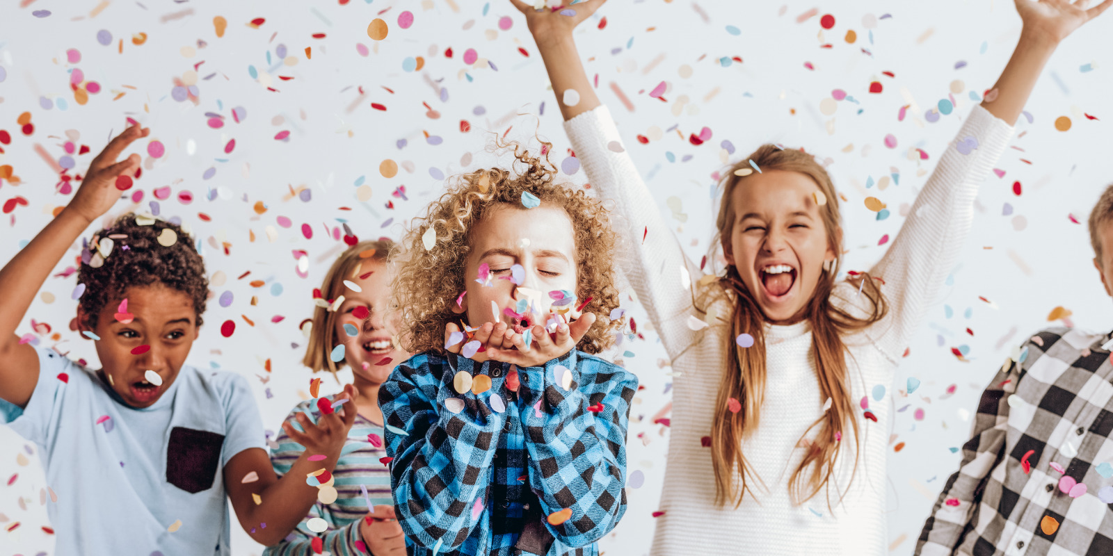 SIBs Club image of Kids in a room full of confetti